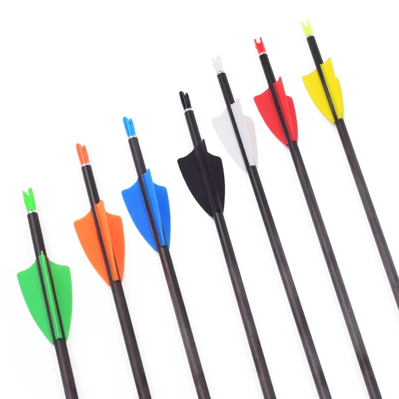 Archery Target Face - 100Pcs 1.75Inch Archery Vane Plastic TPU