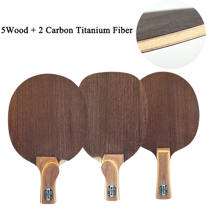 Table Tennis Paddle - Chinese/Japanese Penhold Table Tennis Blade 5