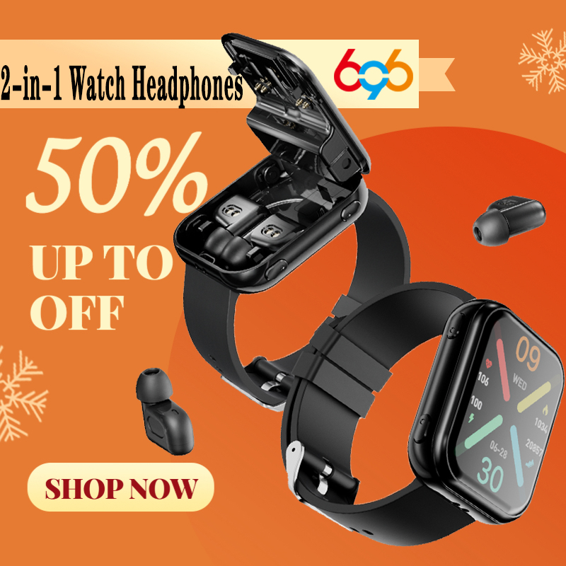 Sports Equipment In Spanish - Waterproof Smartwatch 2 En 1 Equipped