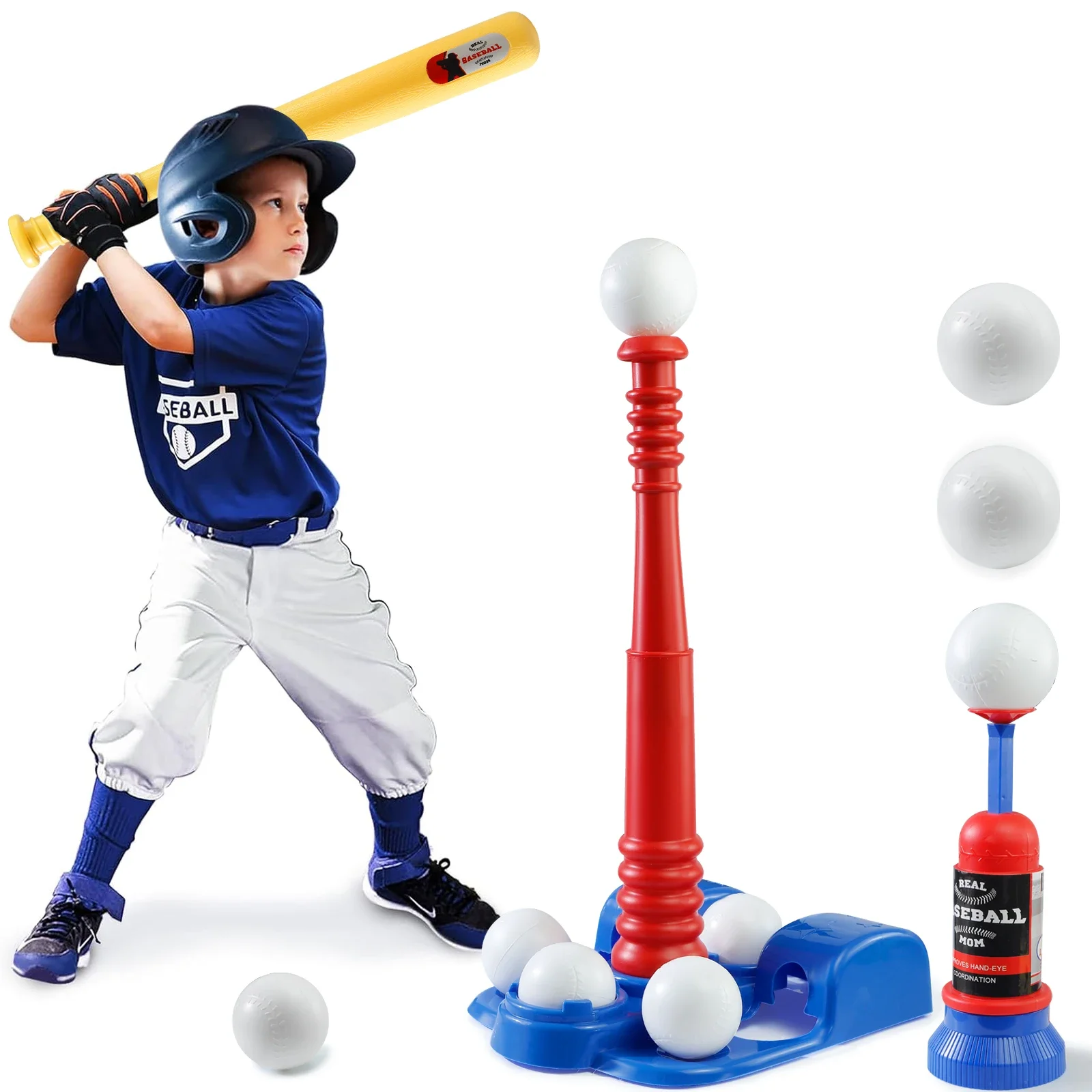 MQUDUO 2-in-1 Baseball Batting - Sports Equipment For Boys recension och pris