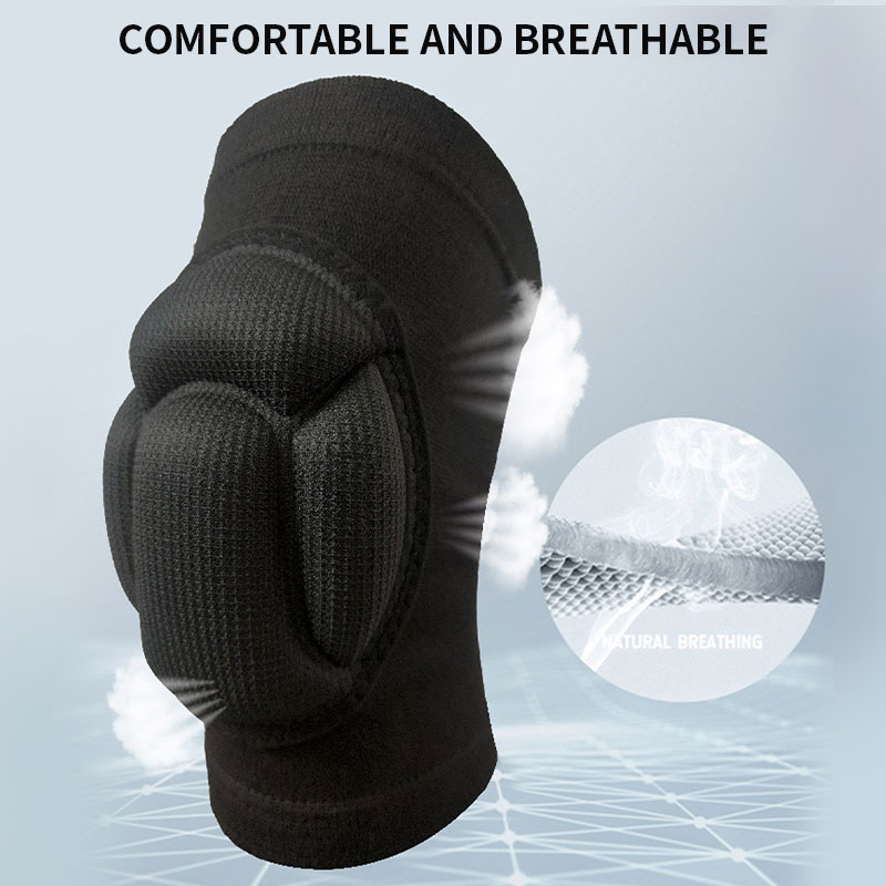 1 Pair/2Pcs Thickening Knee Pa - Volleyball Knee Pad recension och pris