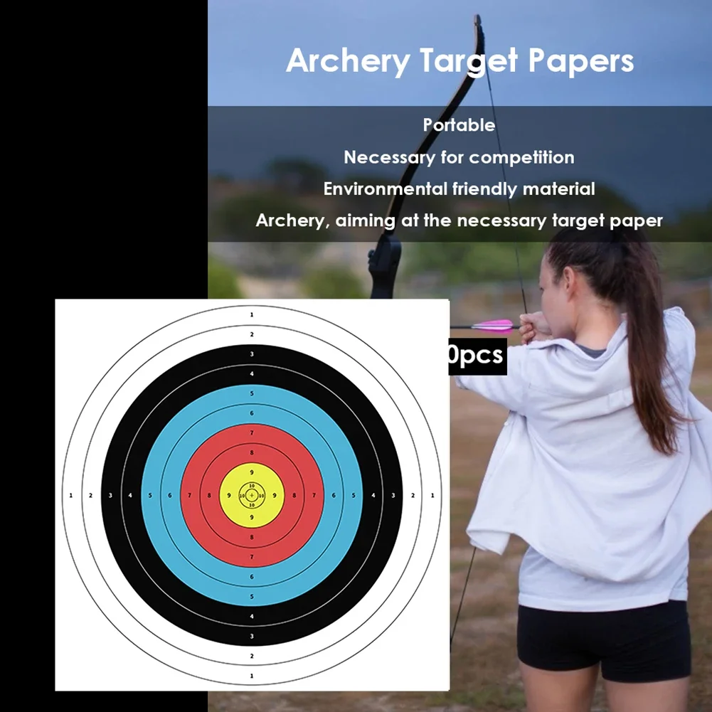 10pcs Profession Archery Targe - Archery Target Face recension och pris