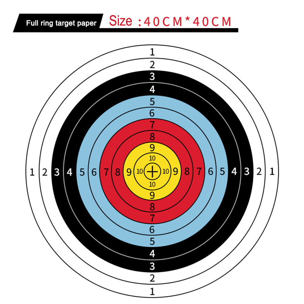 40x40cm a-Paper Shooting Range - Archery Target Face recension och pris