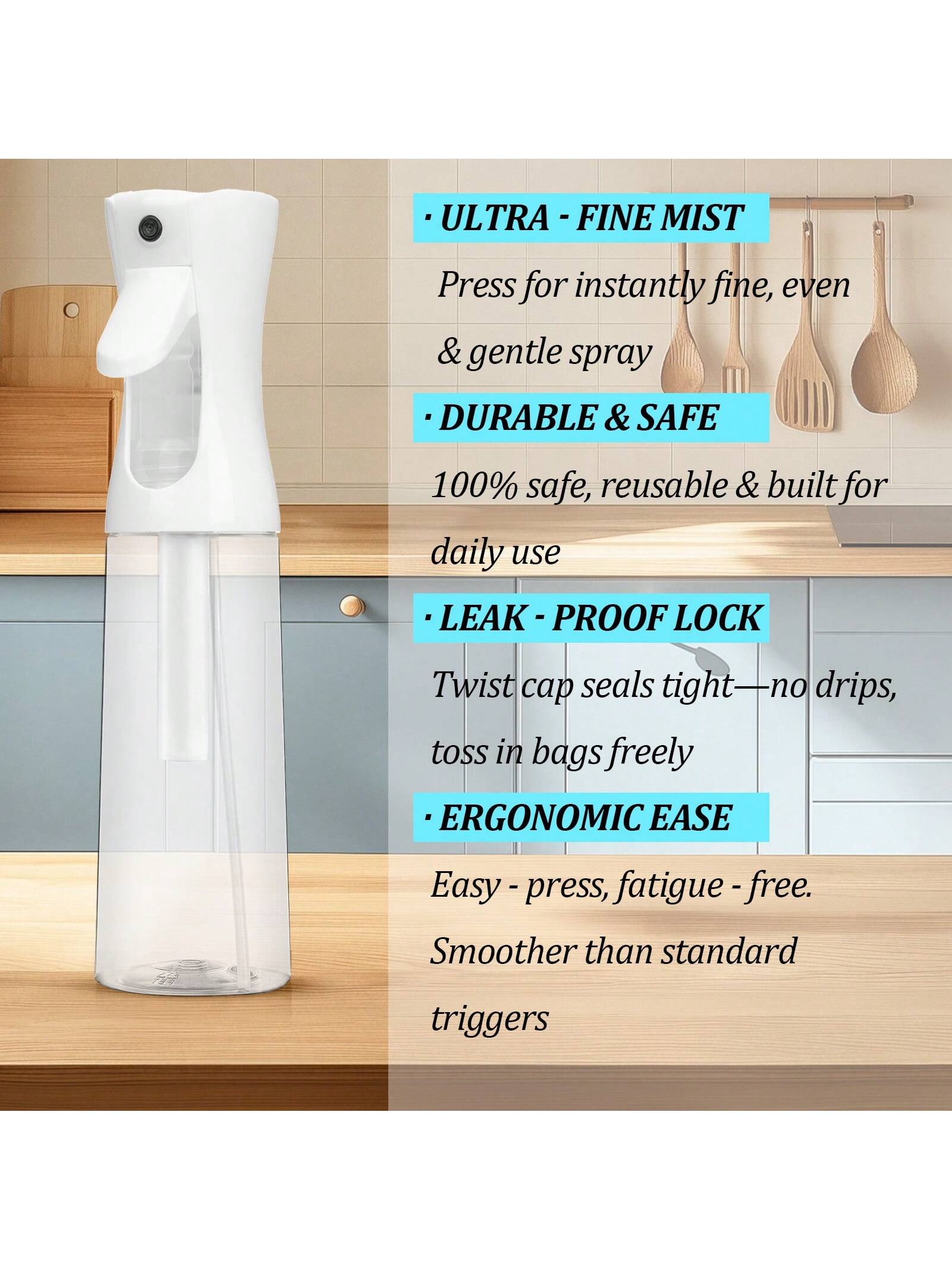 200ml Press Spray Bottle Conti - Sports Equipment Disinfectant Spray recension och pris