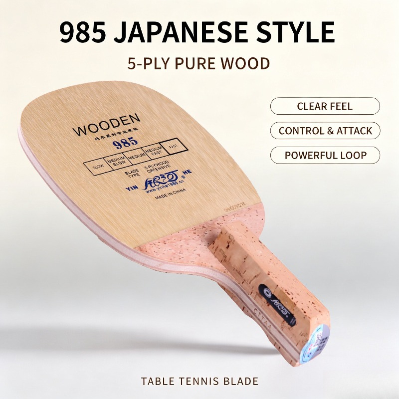 YINHE 985 Japanese Penhold Tab - Table Tennis Paddle recension och pris