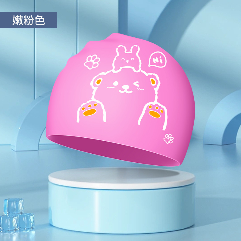 Kids Boys Girls Swim Cap High  - Swim Cap Silicone recension och pris