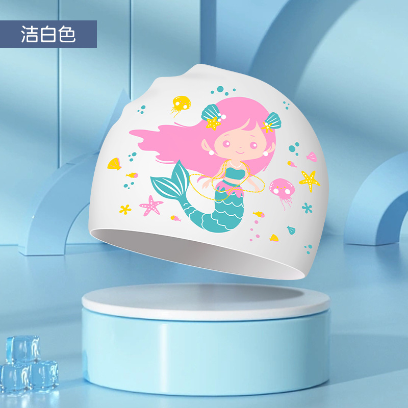 Kids Boys Girls Swim Cap High  - Swim Cap Silicone recension och pris