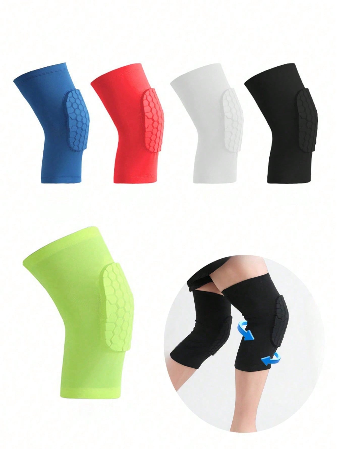 Sports Short Honeycomb Knee Pa - Volleyball Knee Pad recension och pris
