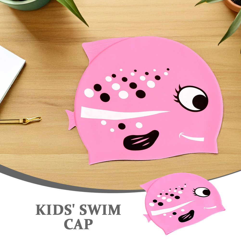 2Pcs Childrens Silicone Swimmi - Swim Cap Silicone recension och pris