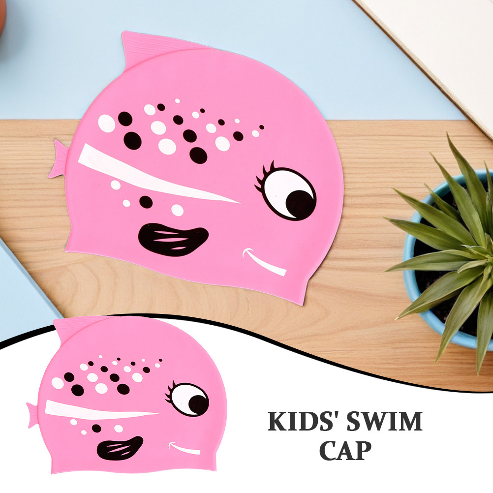 2Pcs Childrens Silicone Swim C - Swim Cap Silicone recension och pris