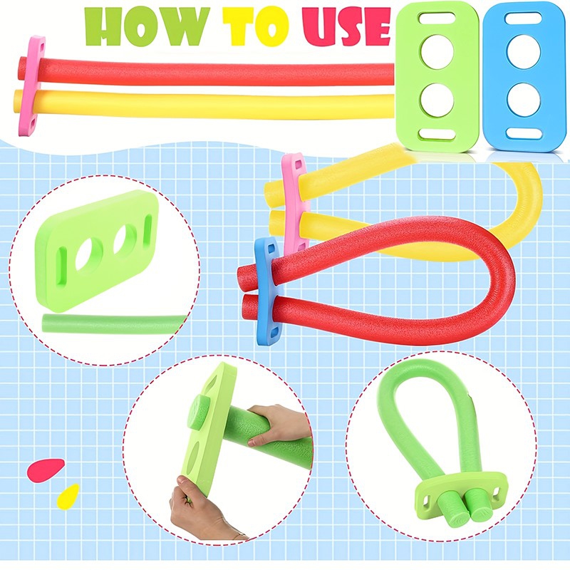 With 2 Cross Holes Swim Noodle - Foam Pool Noodle recension och pris