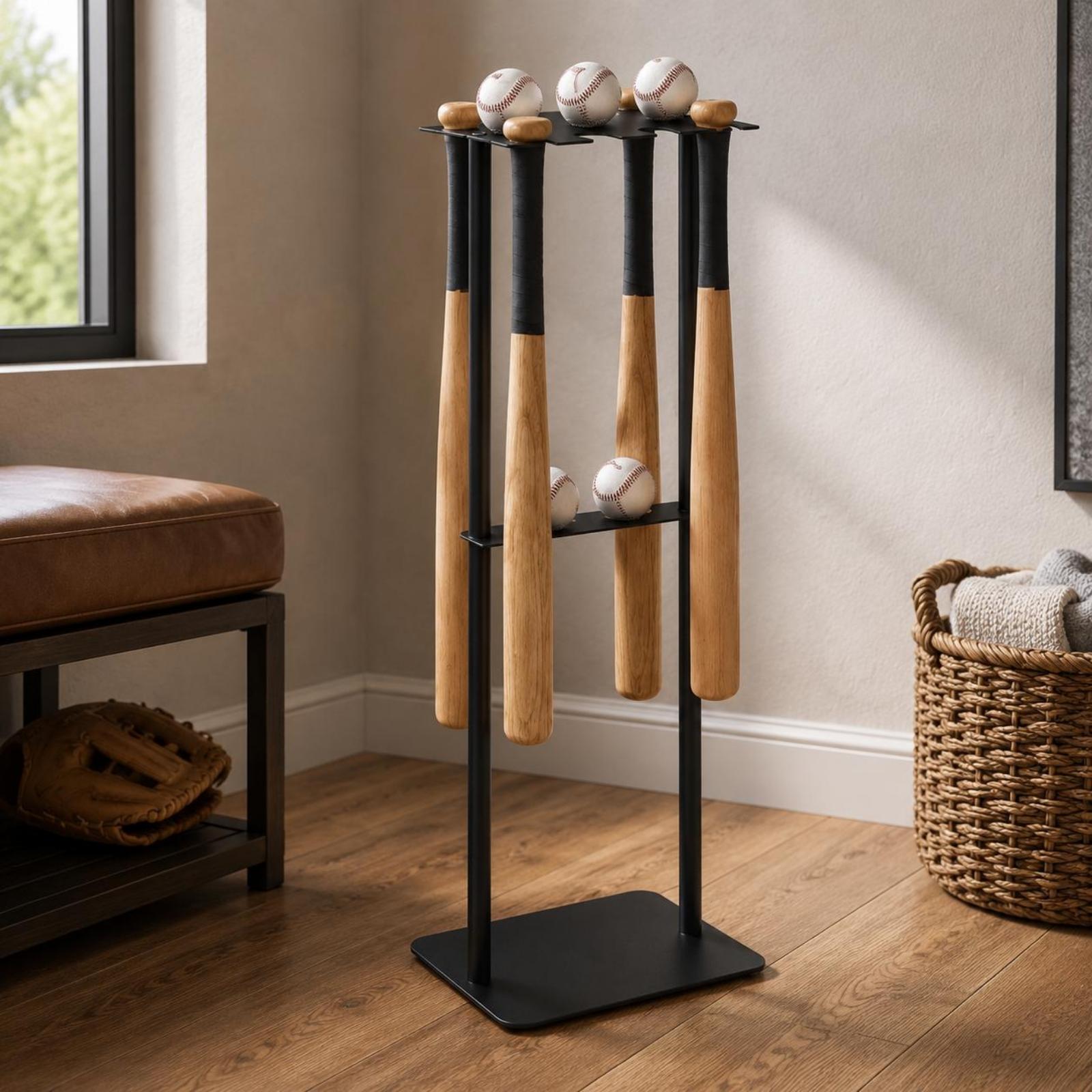 Metal Baseball Bat Stand Iron  - Sports Equipment Bat recension och pris