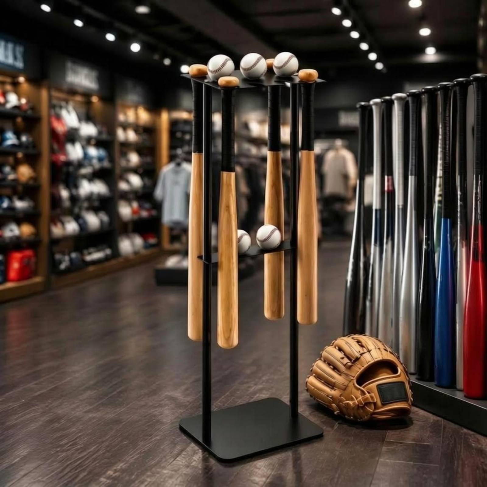 Metal Baseball Bat Stand Iron  - Sports Equipment Bat recension och pris