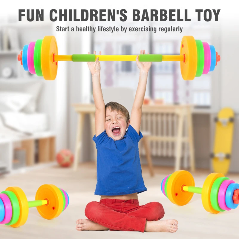 Adjustable Kids Dumbbell Barbe - Sports Equipment For Boys recension och pris