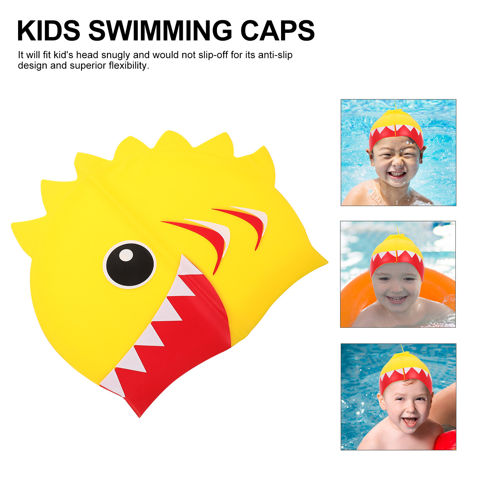 Kids Silicone Swim Caps Waterp - Swim Cap Silicone recension och pris