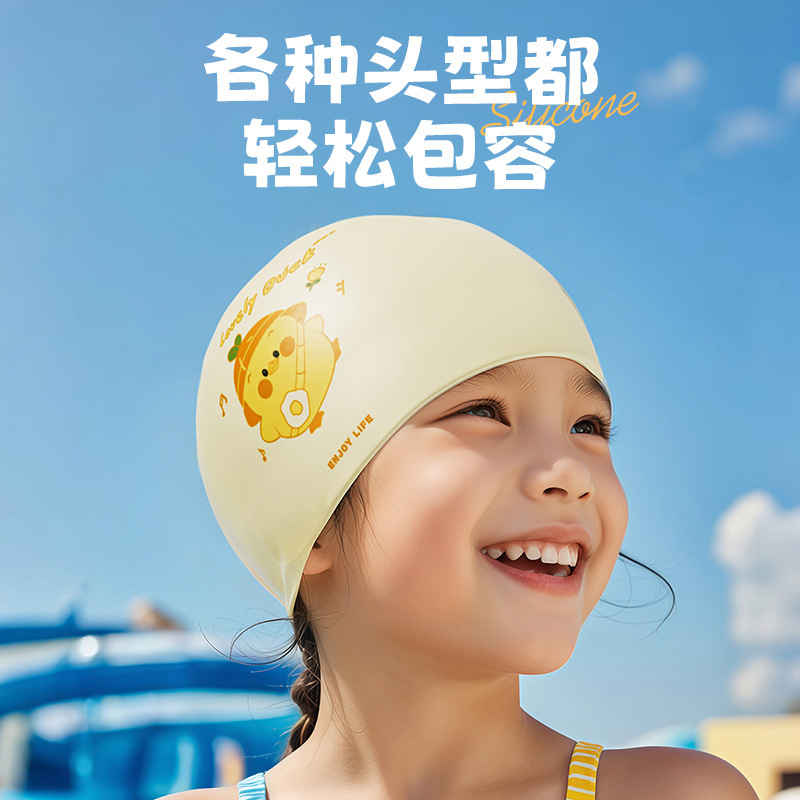 Cute Swim Caps for Kids, Silic - Swim Cap Silicone recension och pris