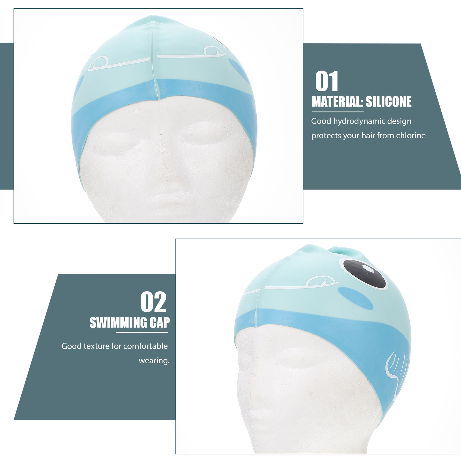 Silicone Swim Cap Cartoon Kids - Swim Cap Silicone recension och pris