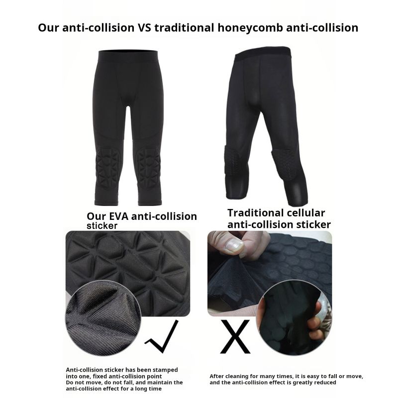 Youth Boys Capri Pants with Kn - Volleyball Knee Pad recension och pris