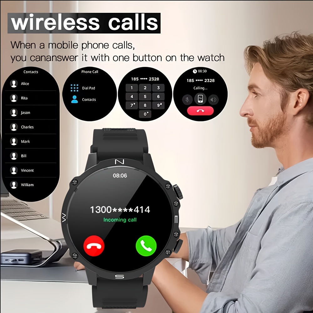 Men's Smartwatch, for iPhone a - Sports Equipment In Spanish recension och pris