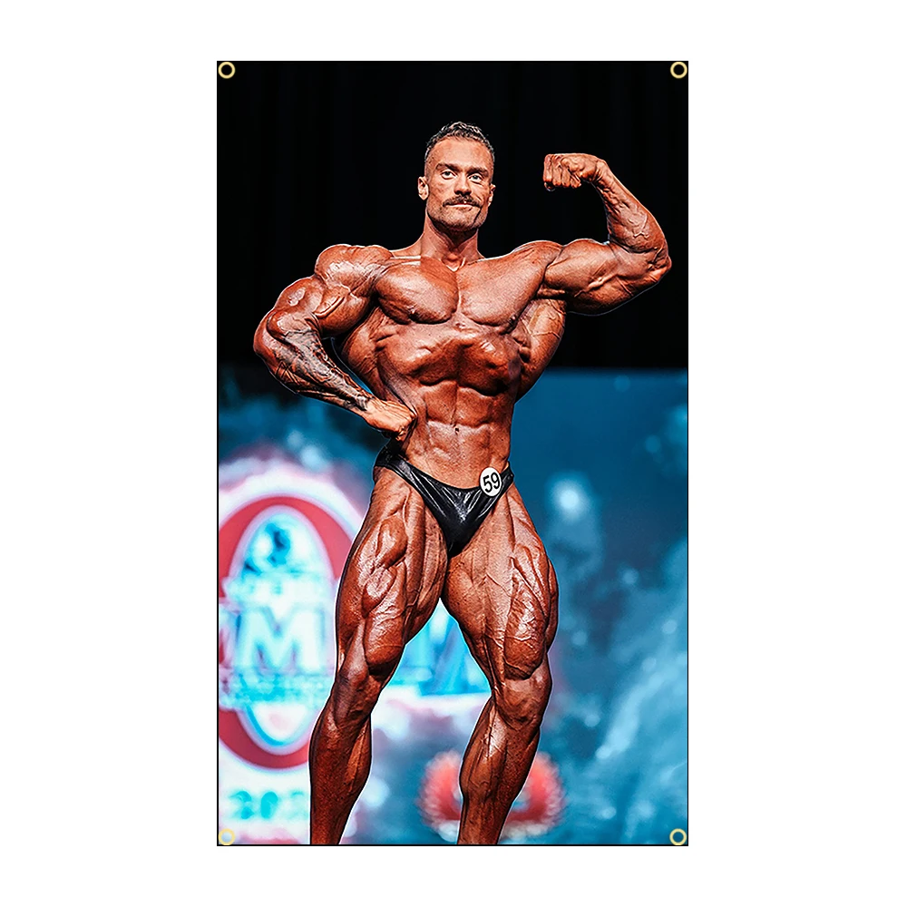 90X150CM Bodybuilding GYM Flag - Sports Equipment Poster recension och pris