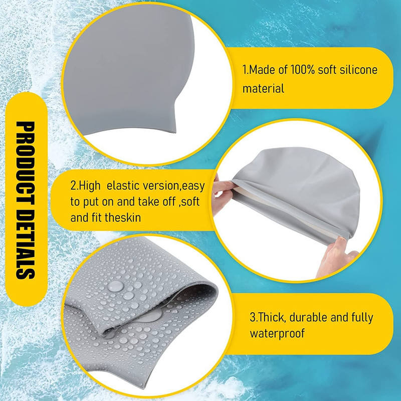 Custom logo Silicone Swimming  - Swim Cap Silicone recension och pris